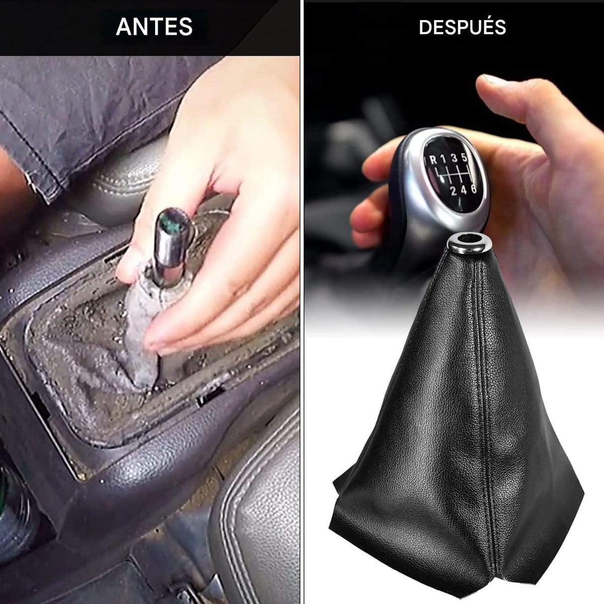 Funda Cubierta Universal Cubre Palanca Cambios Auto Cofia - Imagen 2