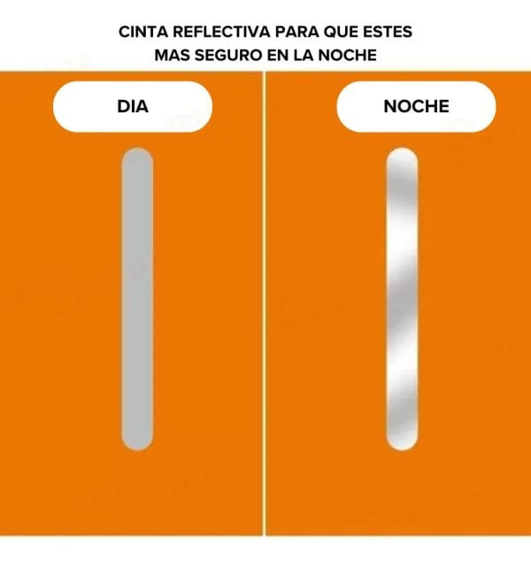 Funda Impermeable Reflectante Cubre Mochila 40l Bici Camping - Imagen 4