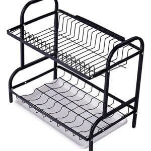 Escurridor Secador Platos Vajilla Cocina 2 Nivel Acero Inox
