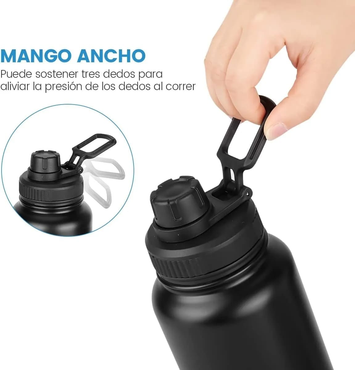 Termo Botella Agua 800ml Acero Inoxidable A Prueba De Fugas - Imagen 2