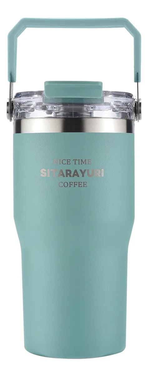 Vaso Termico Capacidad De 900 Ml Con Agarre Y Tapa Termo
