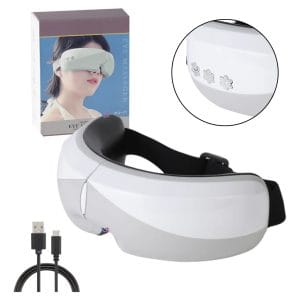 Masajeador Ocular Eléctrico Calor Vibración Portátil Recarga