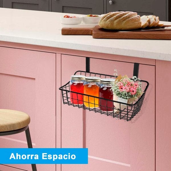 Cesta Canasto Colgante De Rejilla Con Ganchos 39*25*15 Cm - Imagen 6