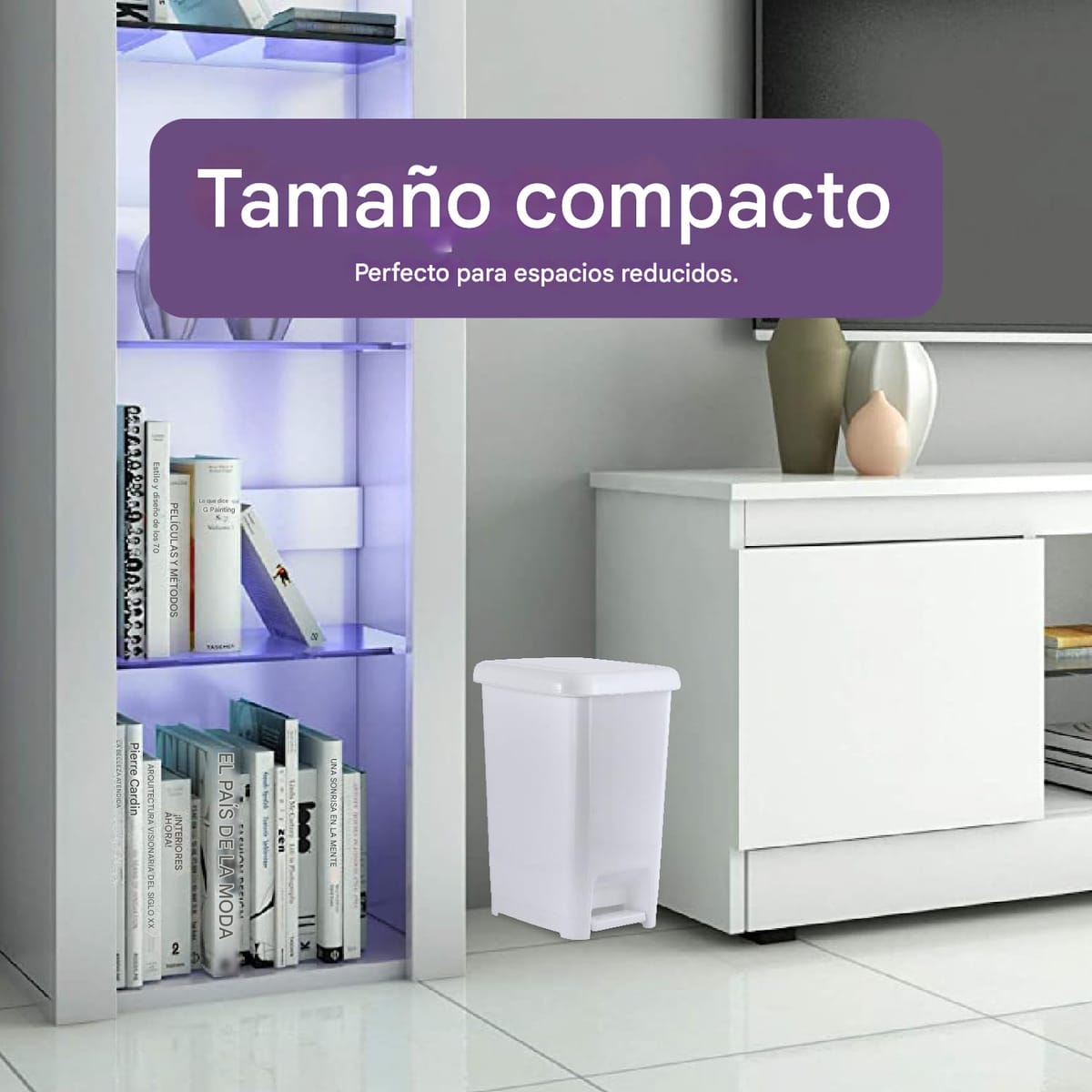 Contenedor Tacho De Basura Tapa A Pedal Capacidad 15 L - Imagen 5