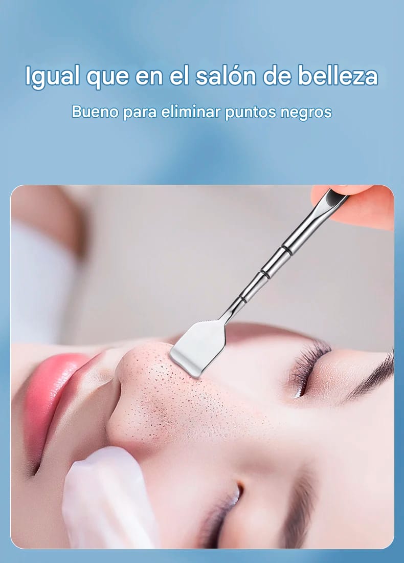 Removedor De Puntos Negros De Acero Inoxidable Doble Punta - Imagen 3
