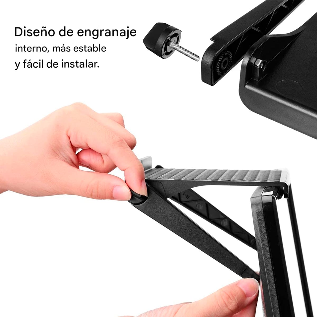 Soporte Estante Organizador Canalera Para Pantalla O Monitor - Imagen 3