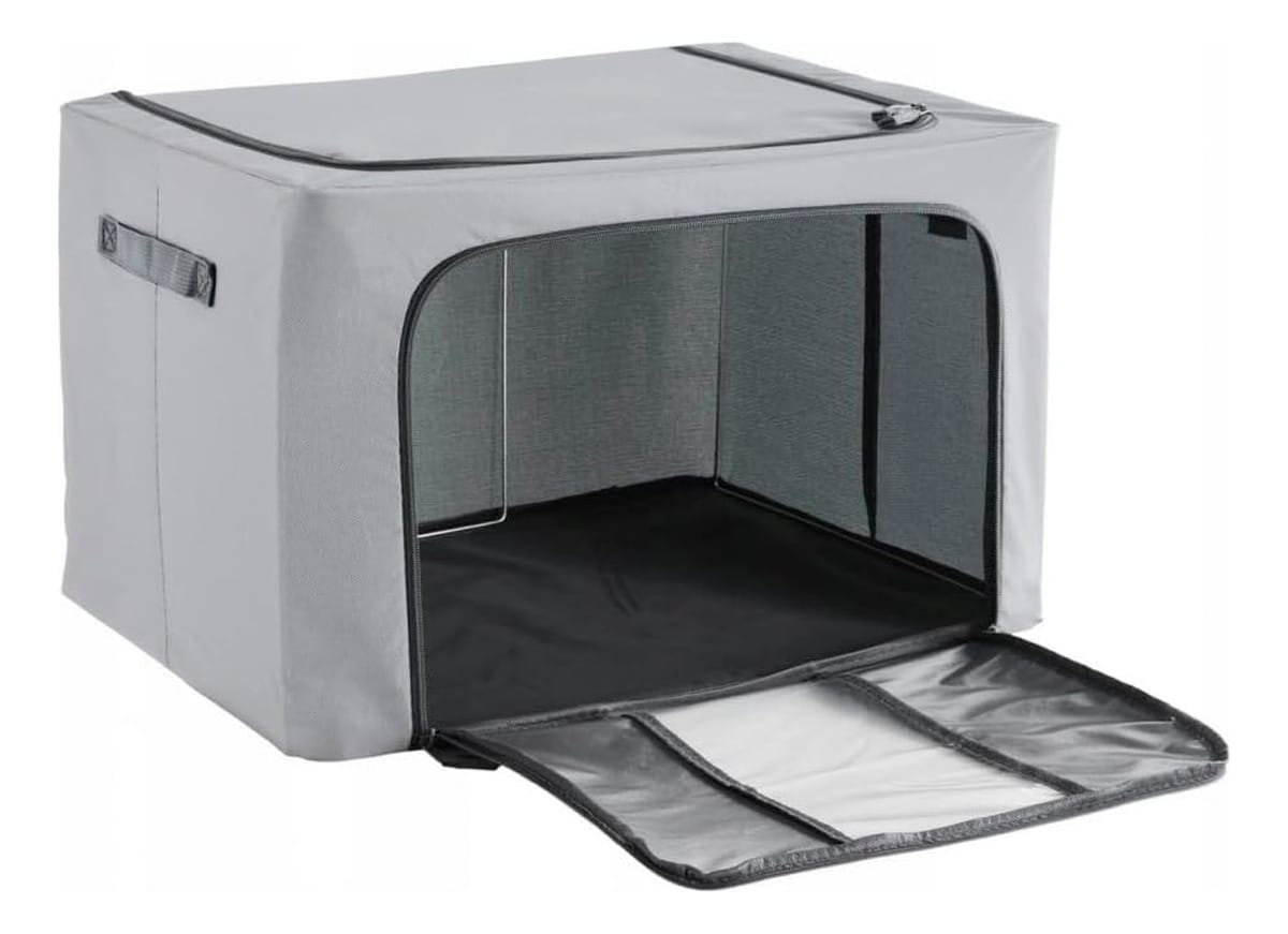 Organizador De Ropa Con Estructura Metálica Apilable 100 L - Imagen 9