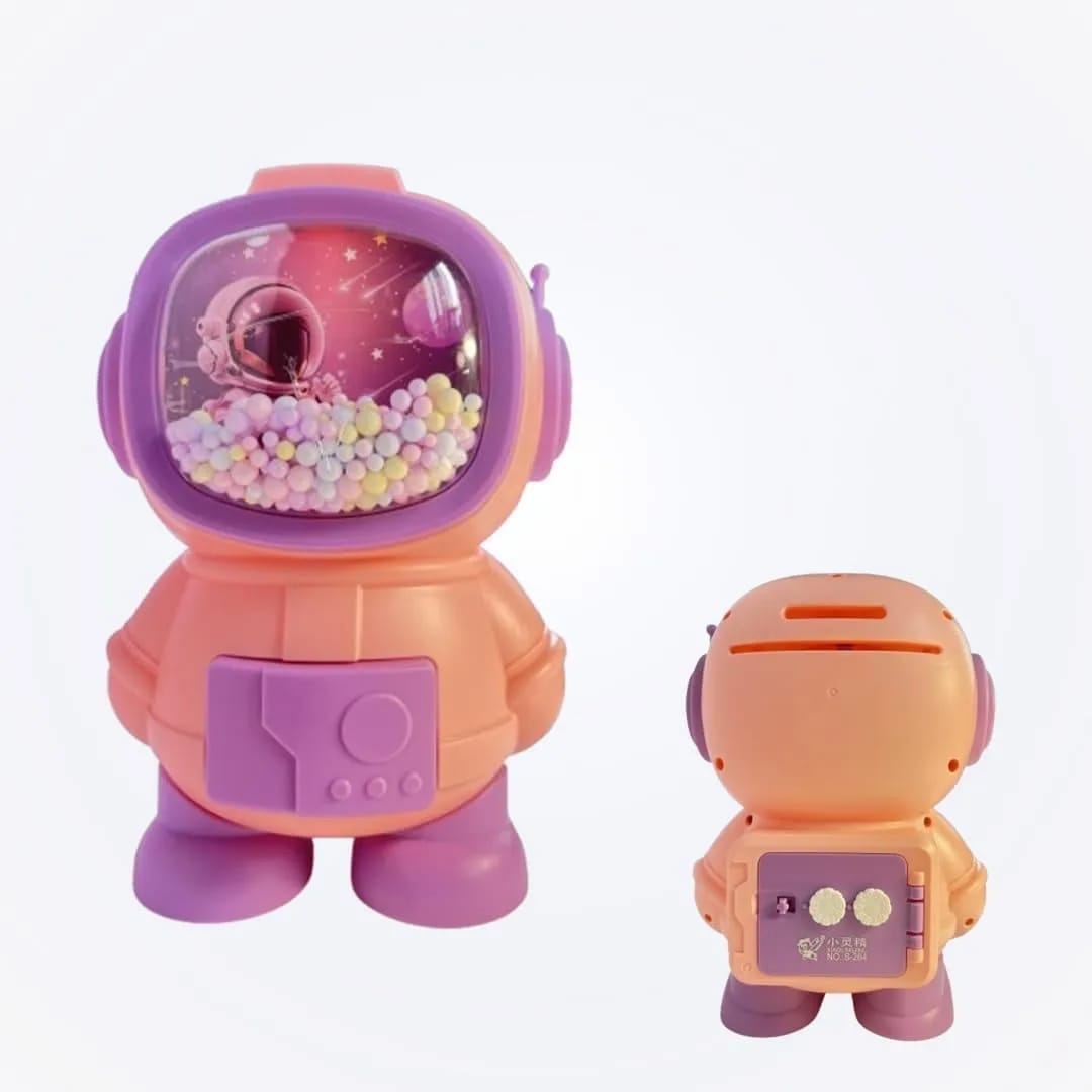 Alcancía Con Diseño Astronauta Ahorra En El Espacio Niños - Imagen 5