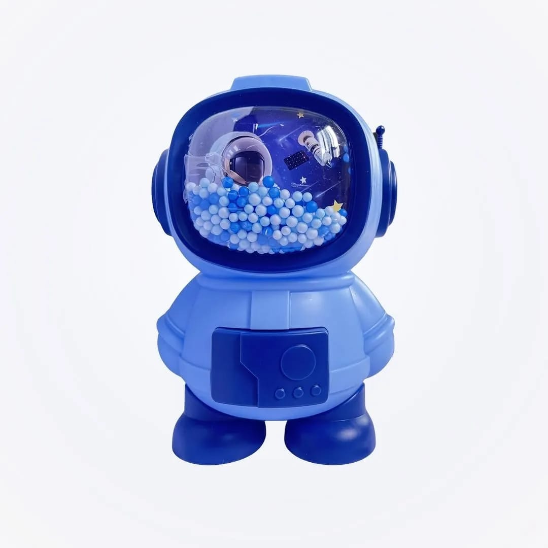 Alcancía Con Diseño Astronauta Ahorra En El Espacio Niños - Imagen 2
