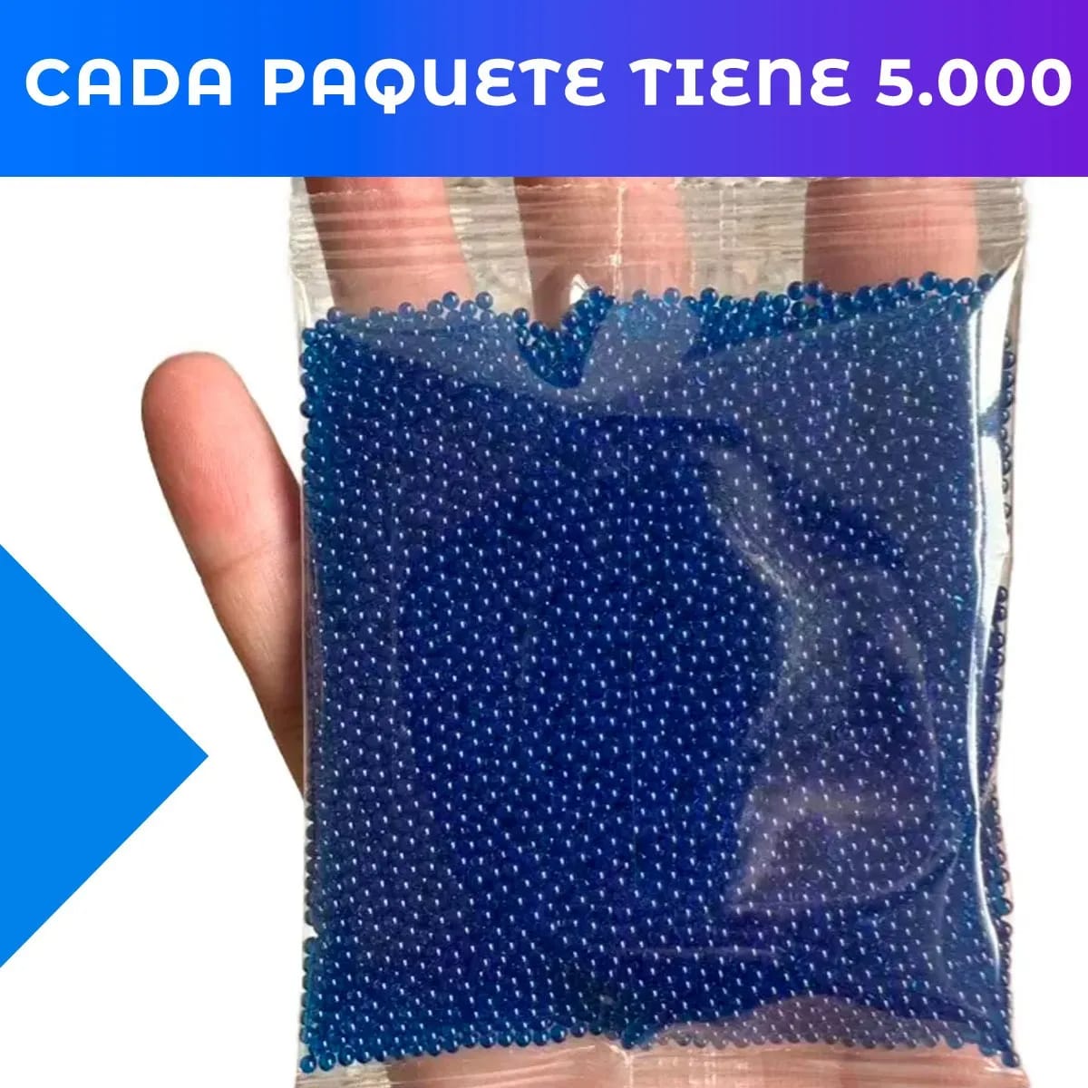 Hidrogel Bolitas Bolsa De 5000 No Tóxico Y Seguro Multiusos - Imagen 6