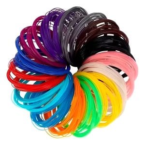 Filamento Pla 100 Mts Lapiz Lapicera 20 Colores Diferentes