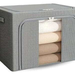 Organizador De Ropa Con Estructura Metalica Apilable 100 L