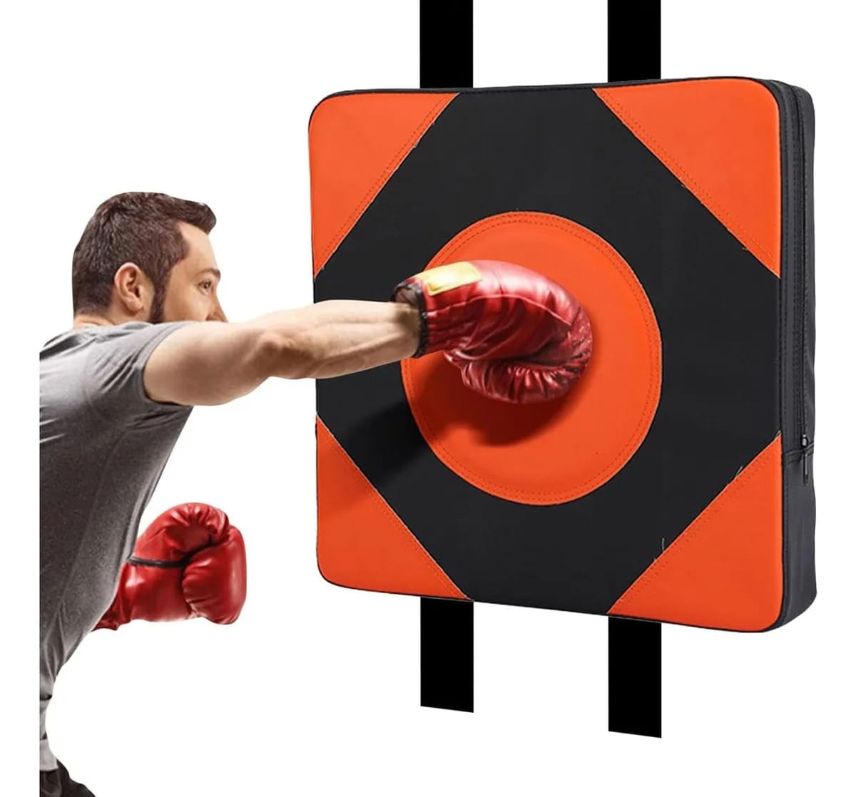 Bolsa Boxeo De Pared 40x40 Entrenamiento Marcial Sin Ruidos - Imagen 5