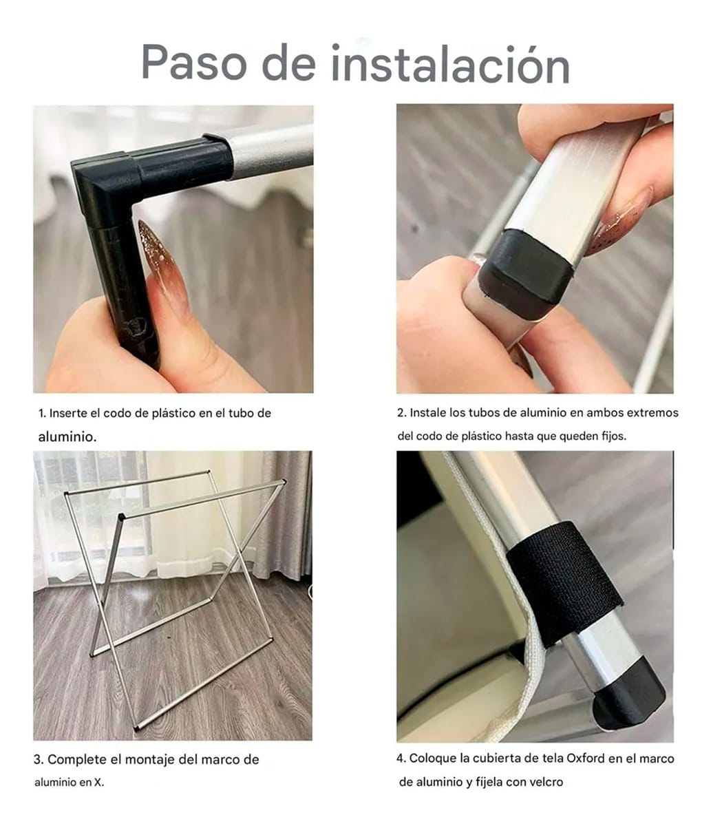 Cesta Plegable Organizadora De Tres Divisiones Ropa Laundry - Imagen 7