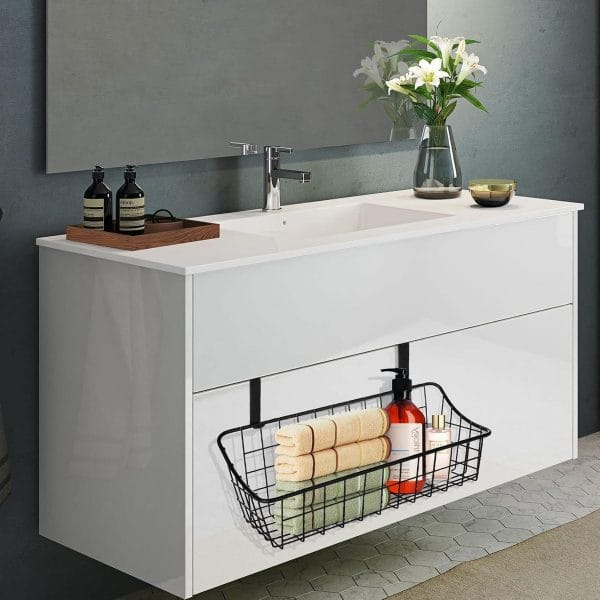 Cesta Canasto Colgante De Rejilla Con Ganchos 39*25*15 Cm - Imagen 8