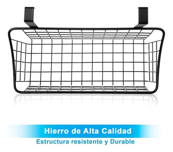 Cesta Canasto Colgante De Rejilla Con Ganchos 39*25*15 Cm - Imagen 4