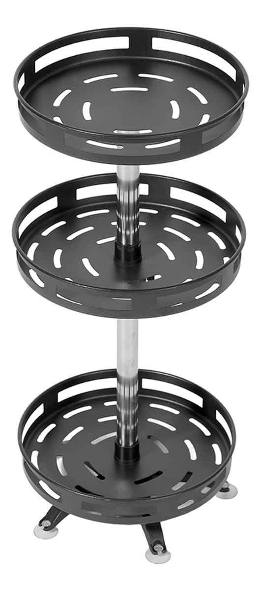Organizador Giratorio De 3 Niveles Cocina Baño Rota 360° - Imagen 10