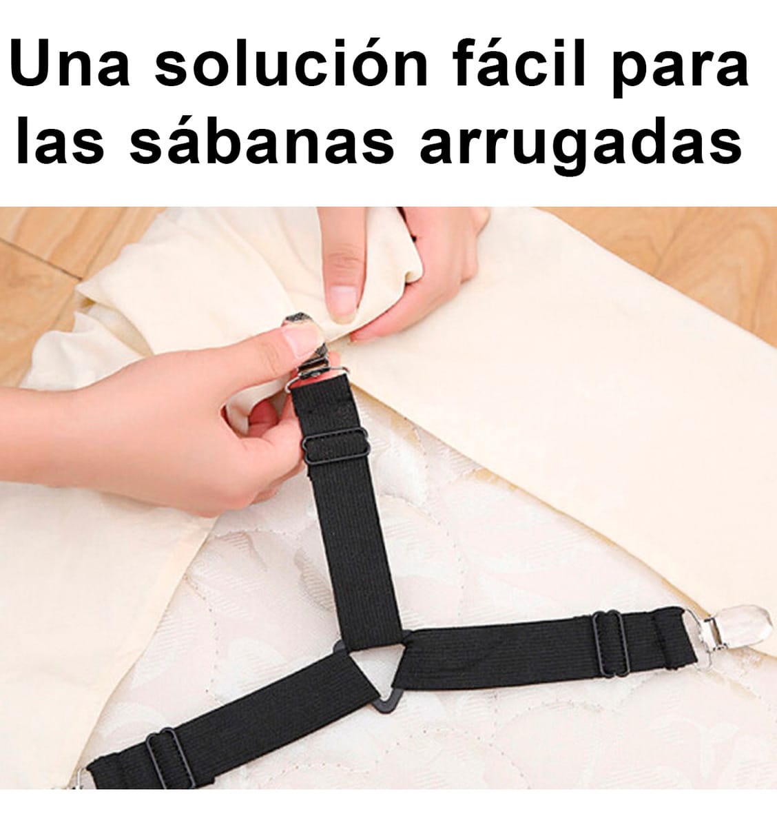 Fijadores De Colcha Triangulares Antideslizantes Pack De 4 - Imagen 2