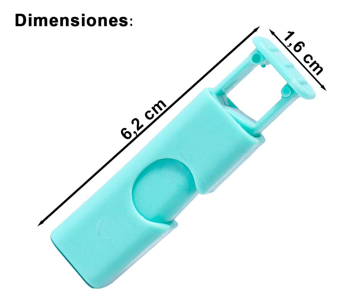 Clip Sellador Cierre Bolsas Alimentos Pack X4 Reutilizables - Imagen 7