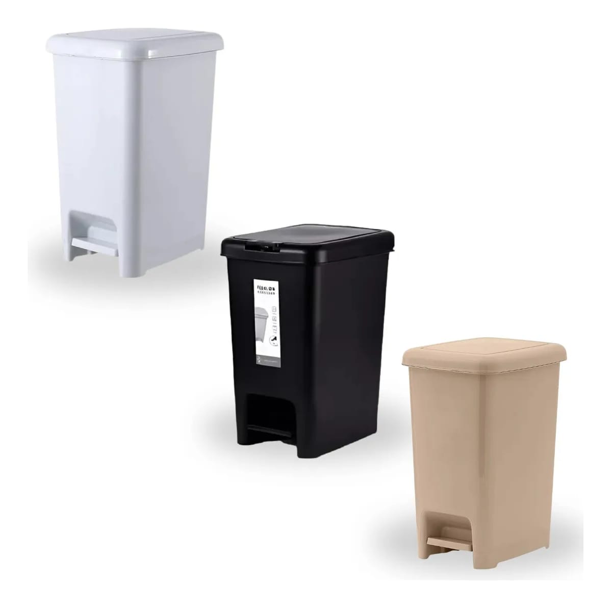 Contenedor Tacho De Basura Tapa A Pedal Capacidad 15 L - Imagen 9