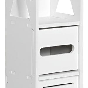 Mueble Organizador Tipo Columna Para Baño 80cm De Altura
