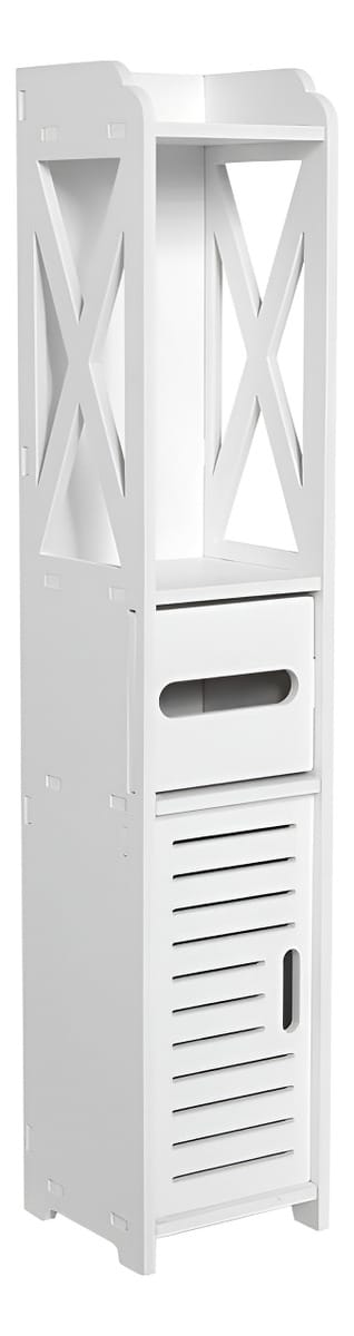 Mueble Organizador Tipo Columna Para Baño 80cm De Altura