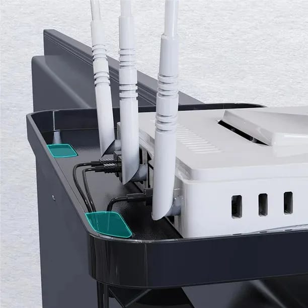 Soporte Estante Organizador Canalera Para Pantalla O Monitor - Imagen 4