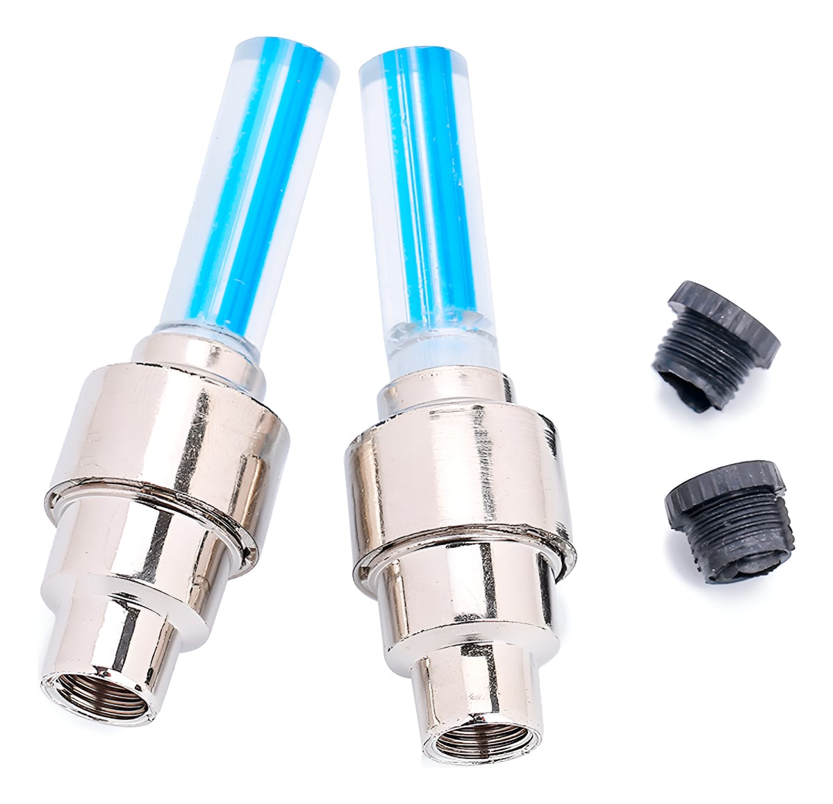 Tapa De Válvula Con Luz Led Para Rueda Bici O Moto Pack X2 - Imagen 9