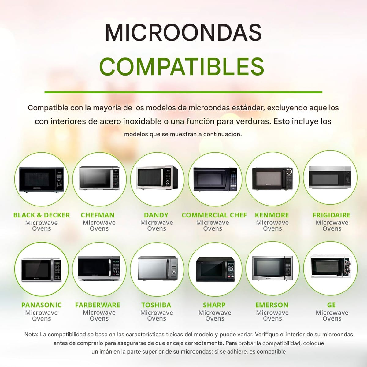 Tapa Protectora De Plato De Microondas Plegable Altura 10 Cm - Imagen 9