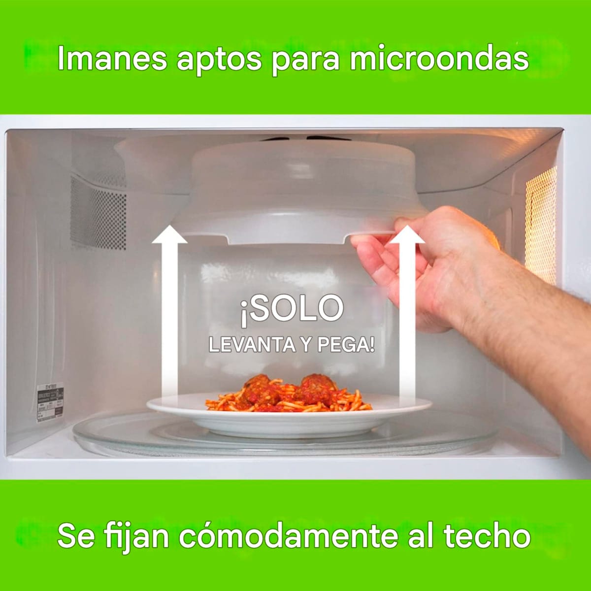Tapa Protectora De Plato De Microondas Plegable Altura 10 Cm - Imagen 4