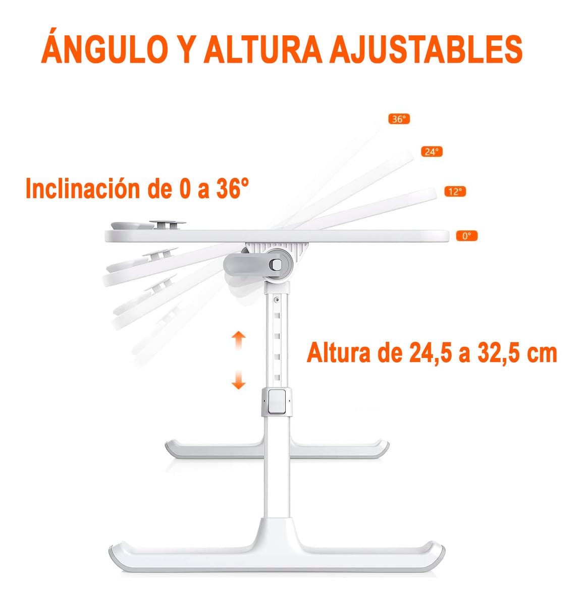 Mesa Escritorio Cama Notebook Laptop Computadora Portatil Pc - Imagen 7