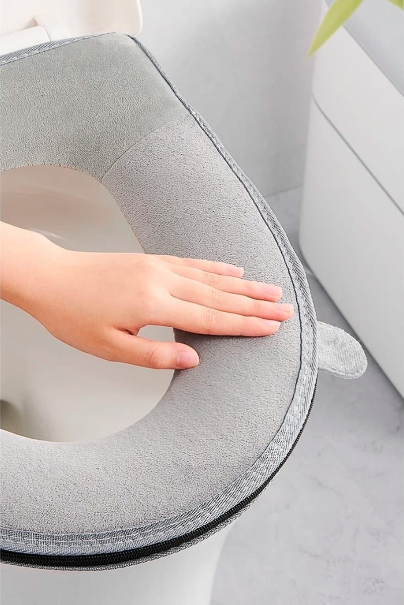Funda Para Asiento Inodoro Acolchonada Suave Y Lavable Ecoco - Imagen 2