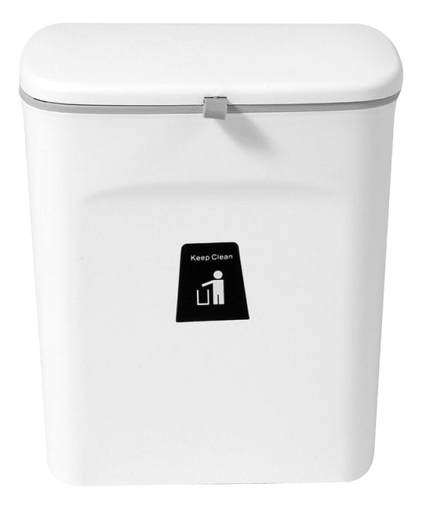 Contenedor Cubo Bote Basura Cocina Baño Colgar Colgante 9 L