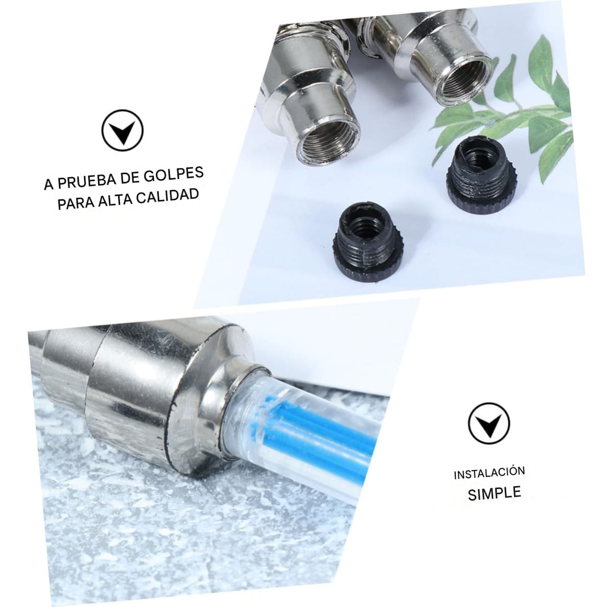 Tapa De Válvula Con Luz Led Para Rueda Bici O Moto Pack X2 - Imagen 8