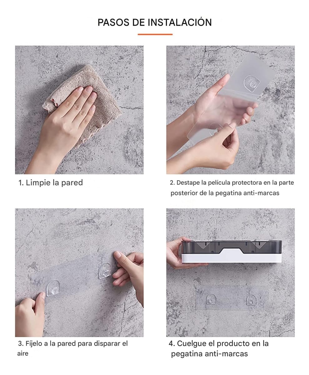 Estante Organizador Para Baño Ducha Cocina Adhesivo Multiuso - Imagen 4