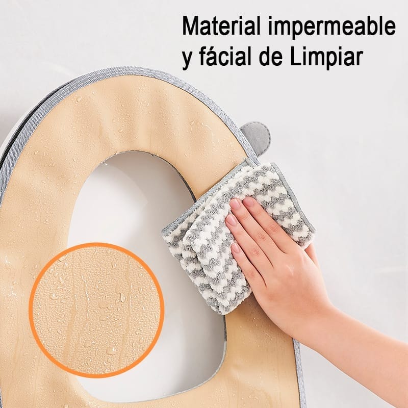 Funda Para Asiento Inodoro Acolchonada Suave Y Lavable Ecoco - Imagen 5