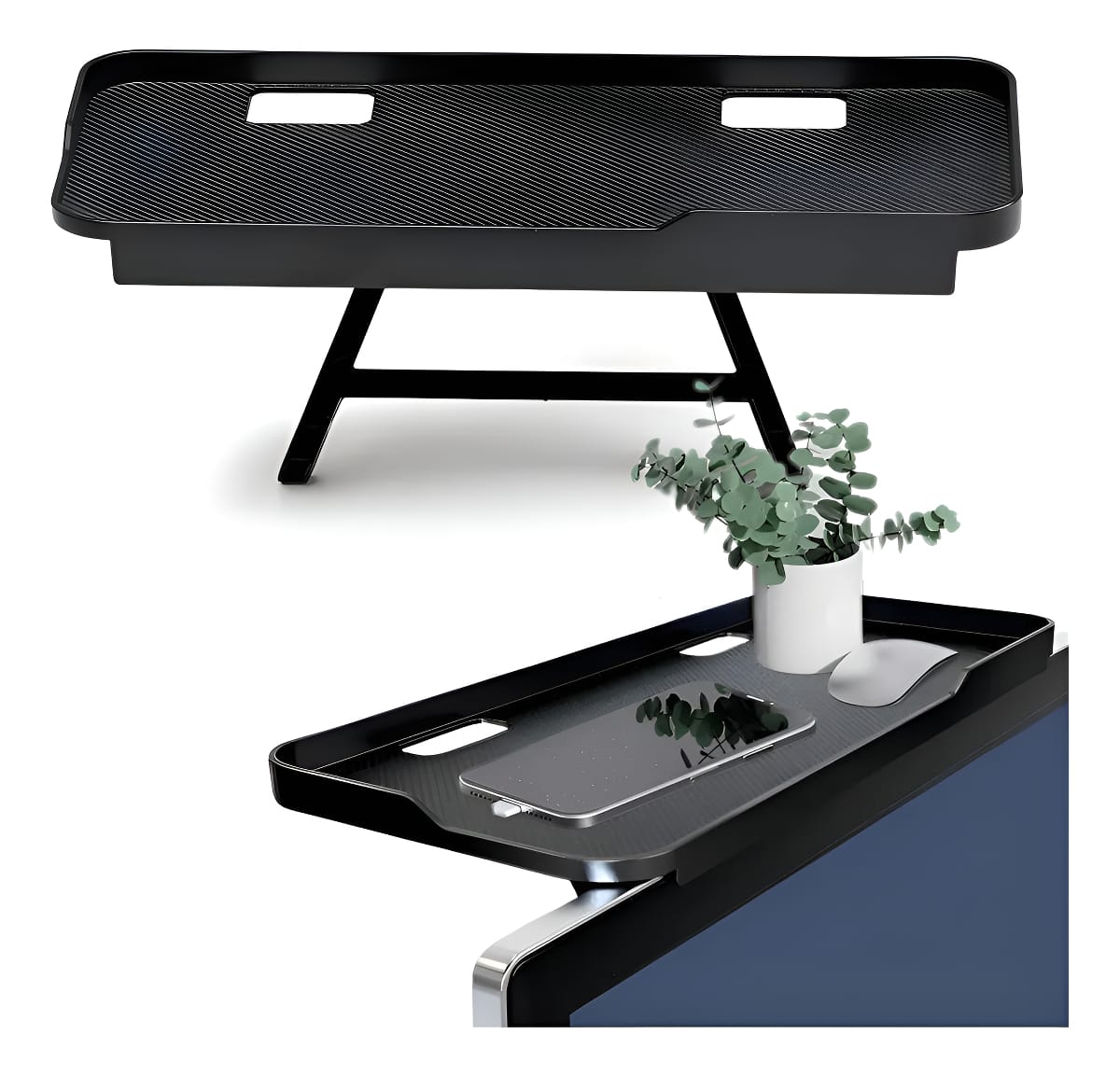 Soporte Estante Organizador Canalera Para Pantalla O Monitor
