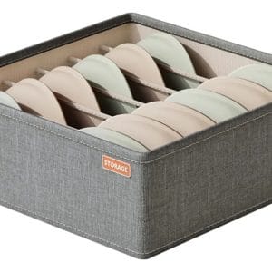 Organizador Plegable De Ropa Interior 6 Divisiones Apilable