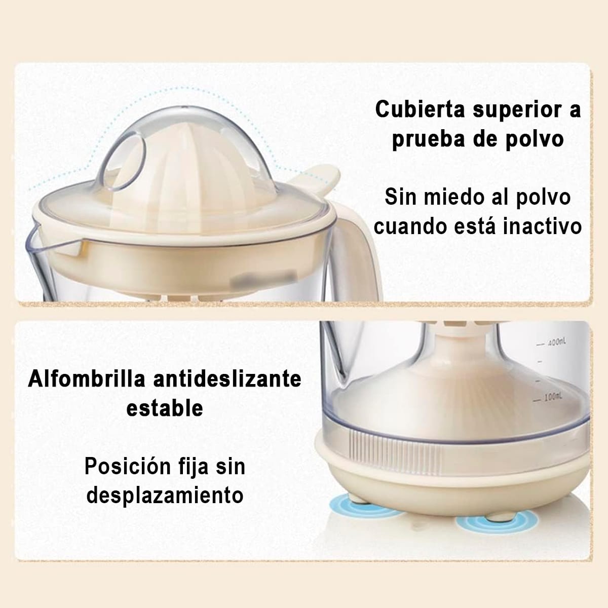 Exprimidora Electrica Potente Naranjas Citricos Jugos 750 Ml - Imagen 9