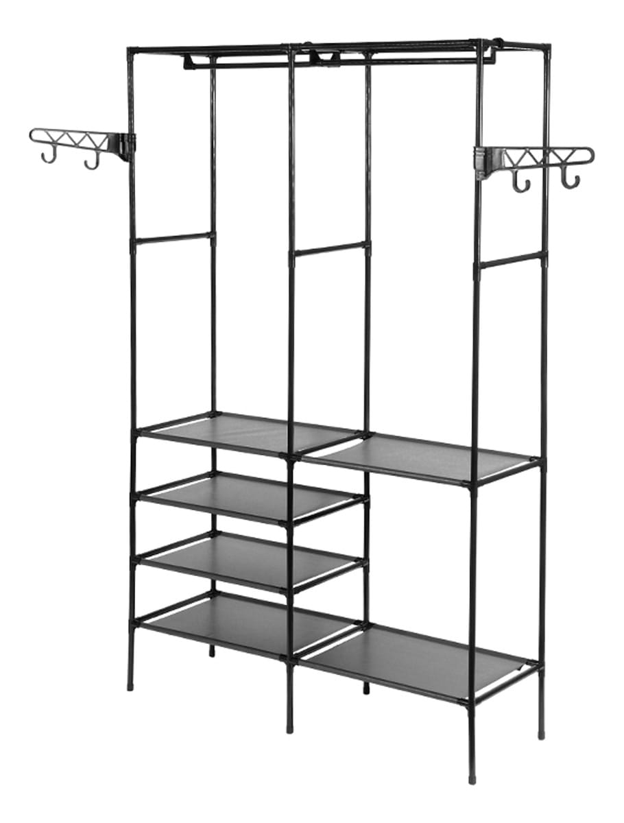 Ropero Multifuncional De Ropa Con Percheros Y Estantes Rack - Imagen 9