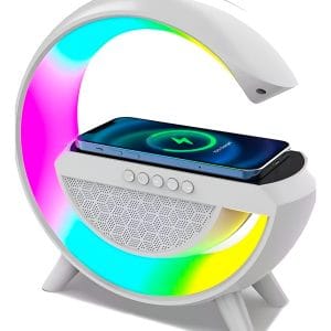 Veladora Parlante Cargador Portatil Celular Bluetooth Color