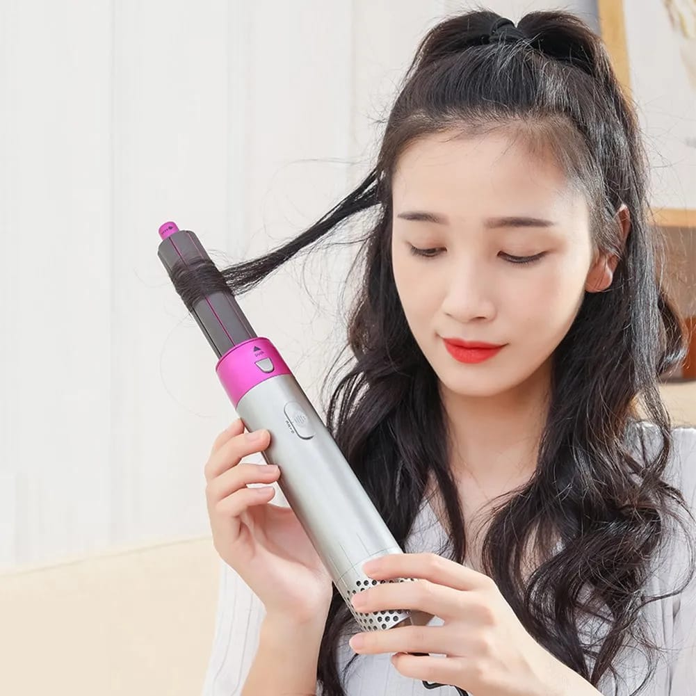Moldeador De Pelo Secado Alisado Rizado Volumen 5 En 1 - Imagen 3