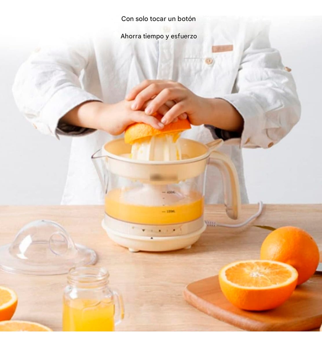 Exprimidora Electrica Potente Naranjas Citricos Jugos 750 Ml - Imagen 2