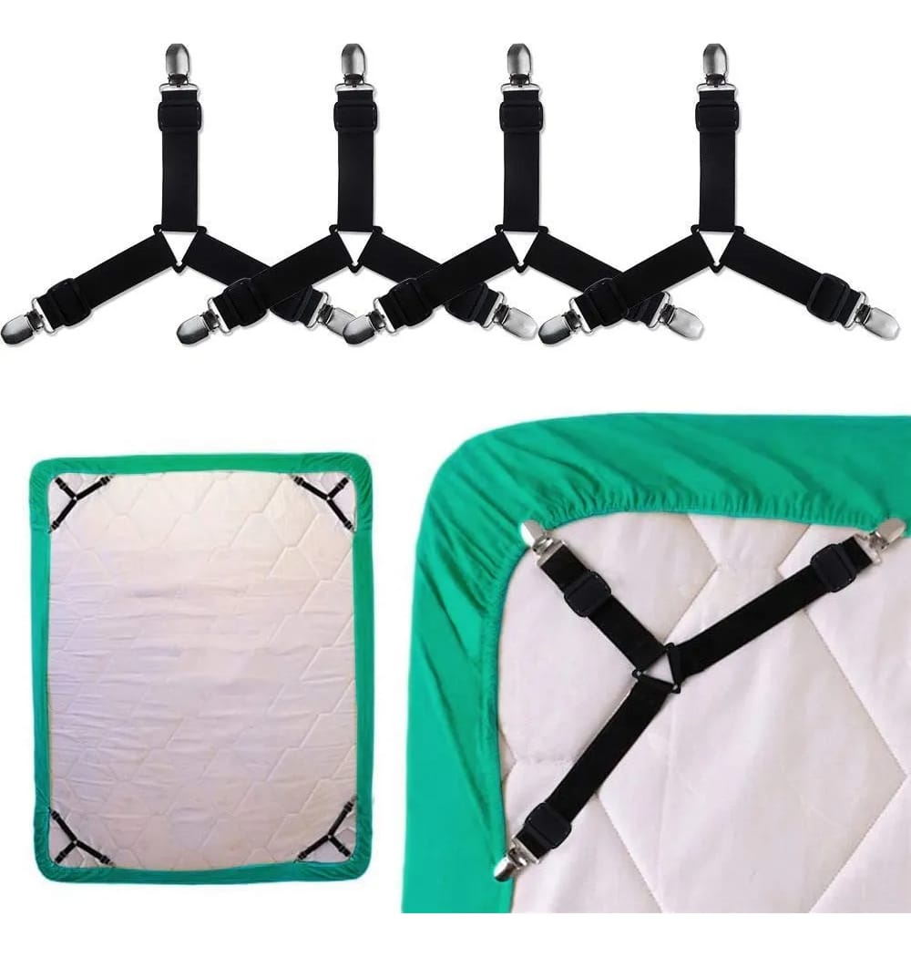 Fijadores De Colcha Triangulares Antideslizantes Pack De 4 - Imagen 8