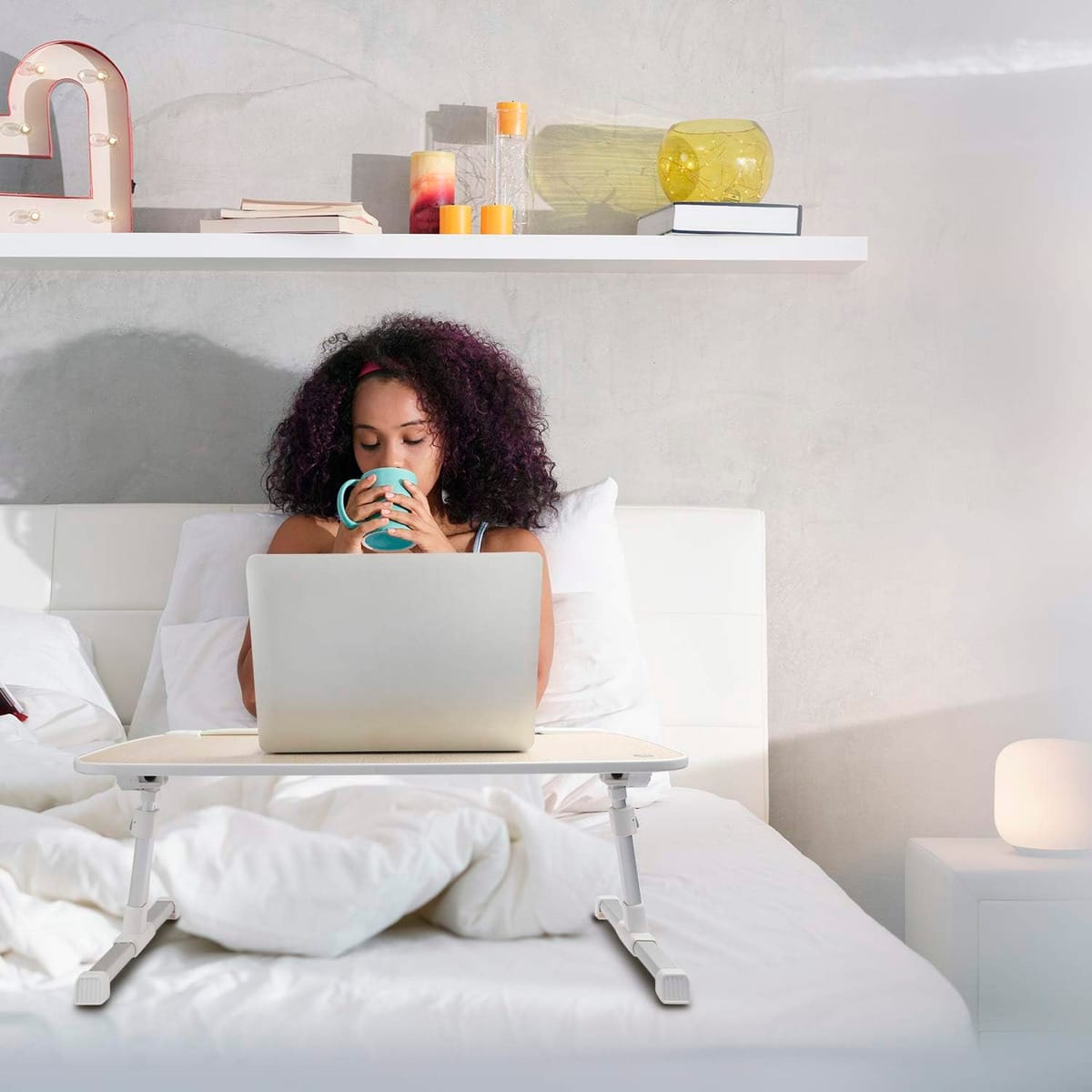 Mesa Escritorio Cama Notebook Laptop Computadora Portatil Pc - Imagen 2