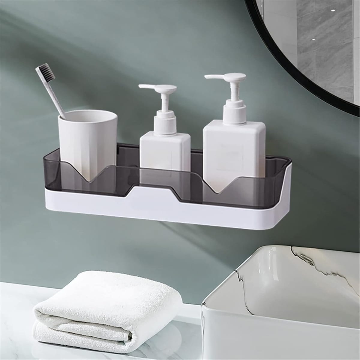 Estante Organizador Para Baño Ducha Cocina Adhesivo Multiuso - Imagen 8
