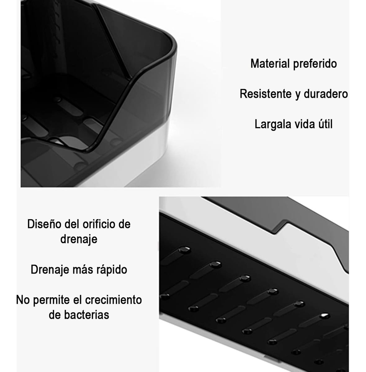 Estante Organizador Para Baño Ducha Cocina Adhesivo Multiuso - Imagen 3