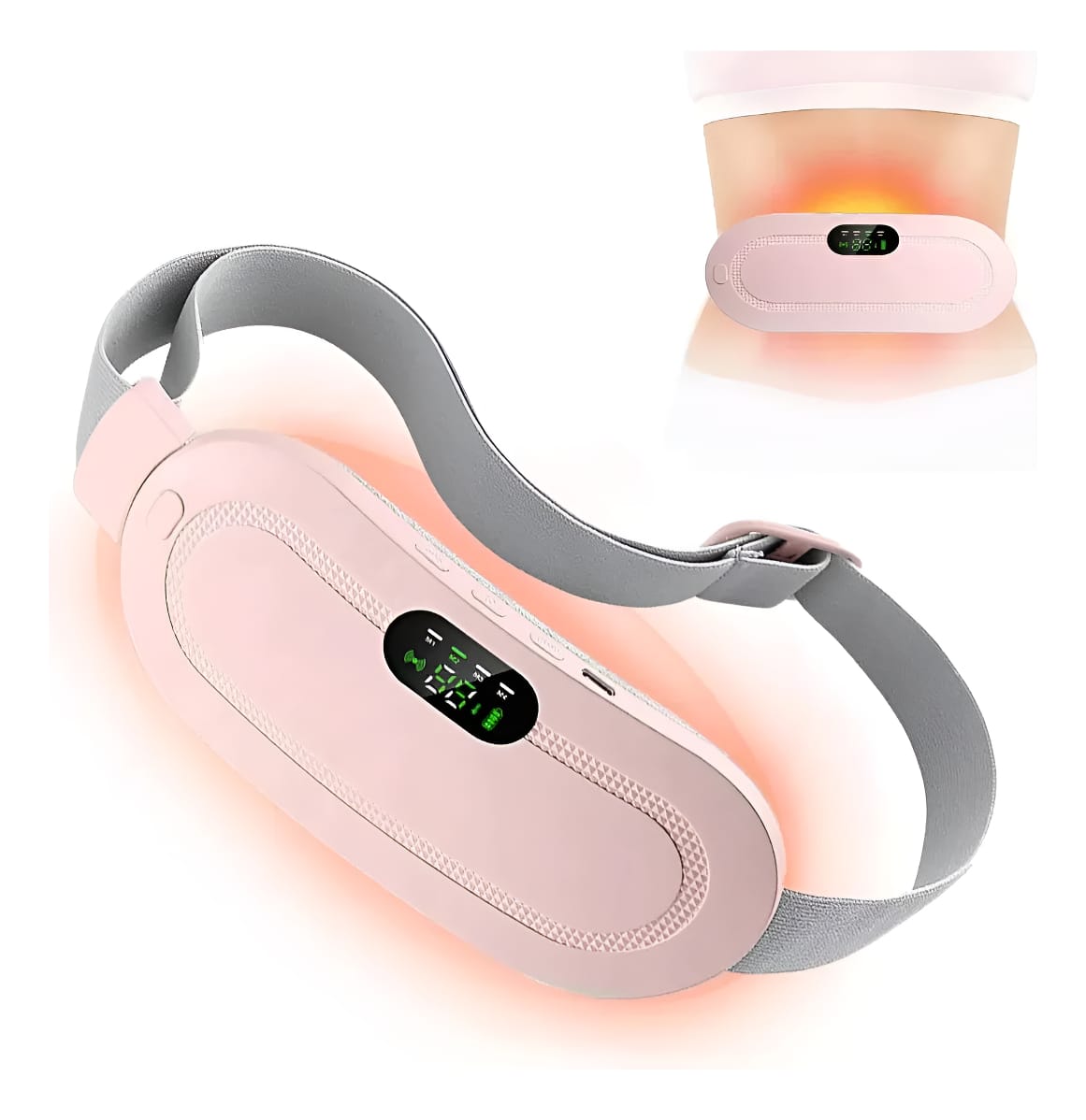 Almohadilla Calefactora Menstrual 3 Temperaturas Y Vibración
