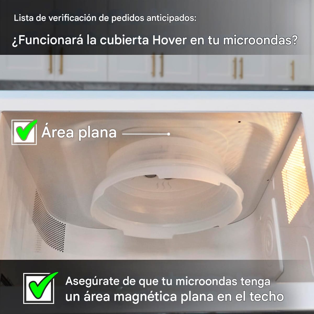 Tapa Protectora De Plato De Microondas Plegable Altura 10 Cm - Imagen 8