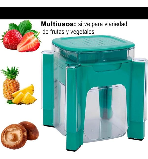 Cortador Picador Rebanador Verduras Cuchillas Intercambiable - Imagen 3
